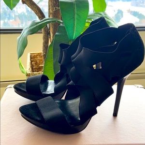 Black high heels